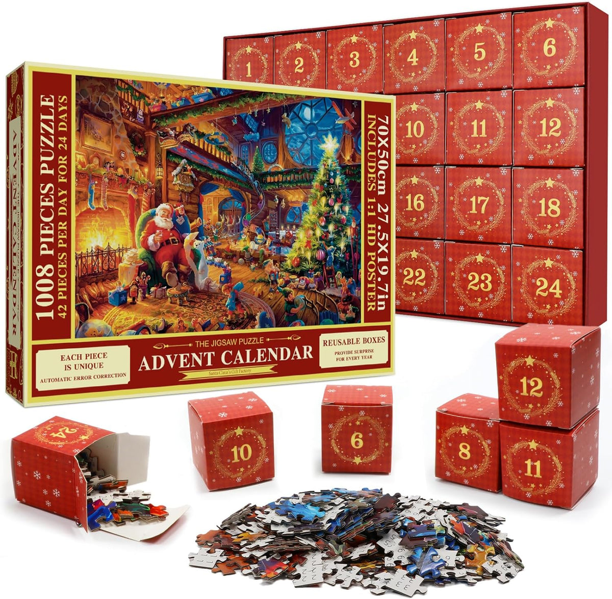 Christmas Puzzle Advent Calendar For Festive Fun