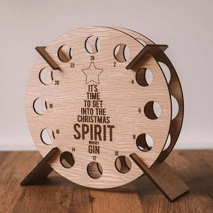 Wooden Advent Calendar Tree For Festive Surprises