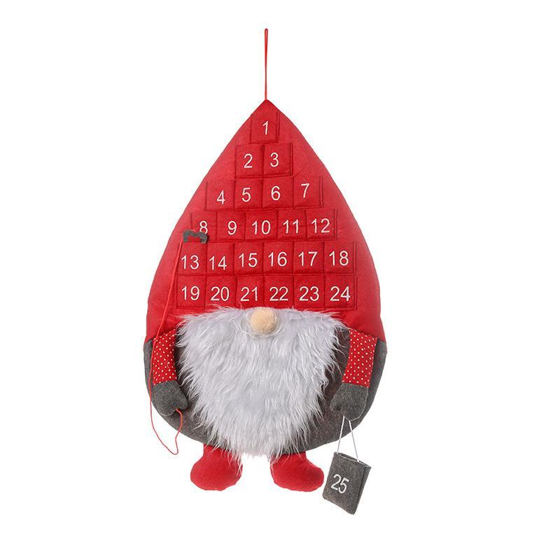 Santa Pendant Advent Calendar For Festive Charm