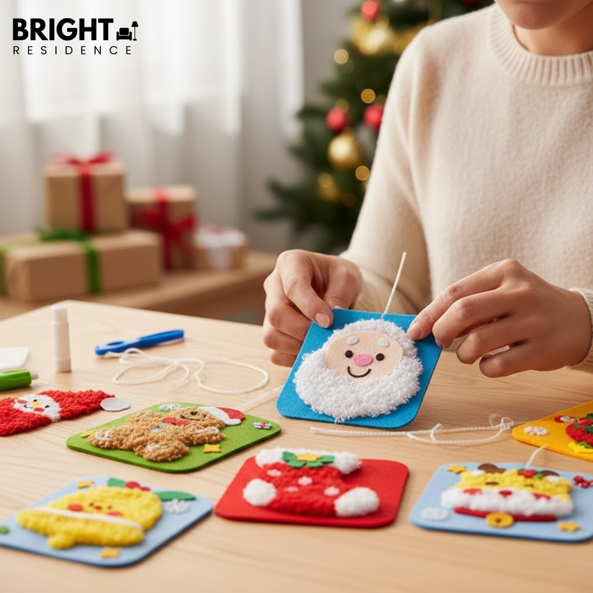 Christmas Embroidery Kit For Festive Keepsakes