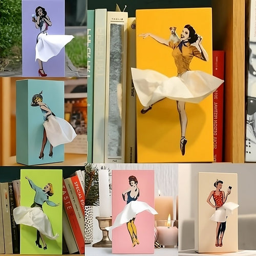 Flying Skirt Tissue Box – A Playful Statement Piece