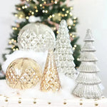 Glowing Christmas Trees For A Statement Table