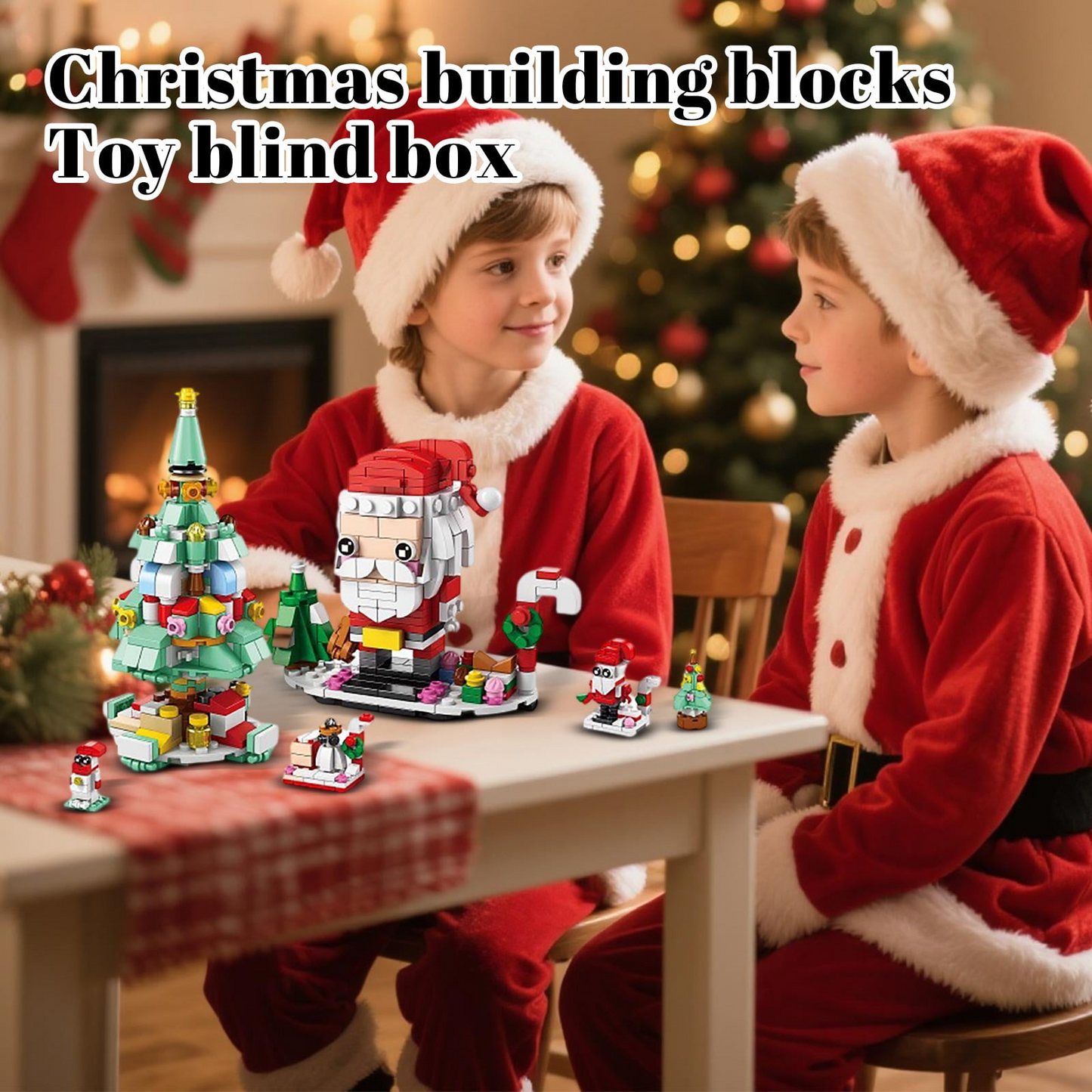 Christmas Blocks Table For Festive Countdown