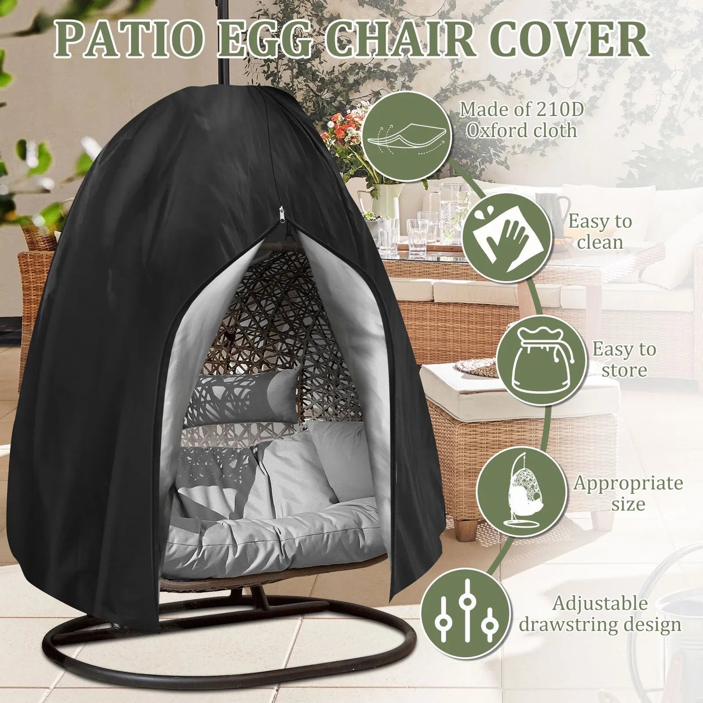 Hanging Chair Cover for All-Season Protection