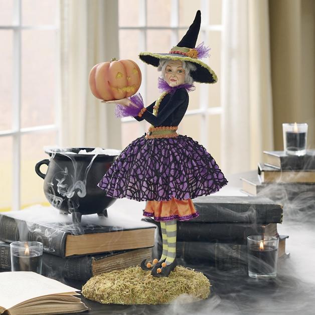 Handmade Witch Figurine With Magical Character