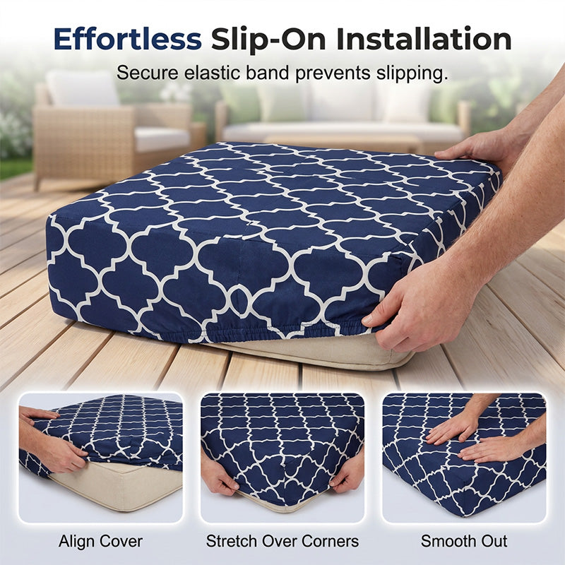 Splash-Proof Patio Pillow Covers For Outdoor Charm