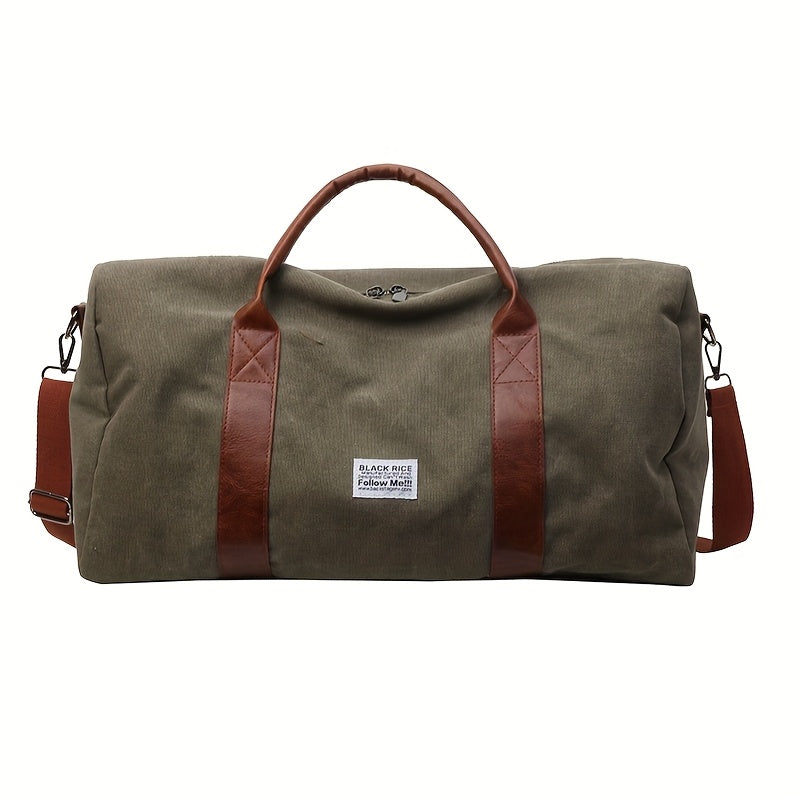 LUXIBAG - Large Capacity Vintage Washed Travel Duffel Bag Multi-Purpose Organizer