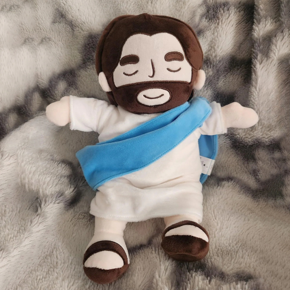 Breathing Jesus Plushie for Peaceful Sleep