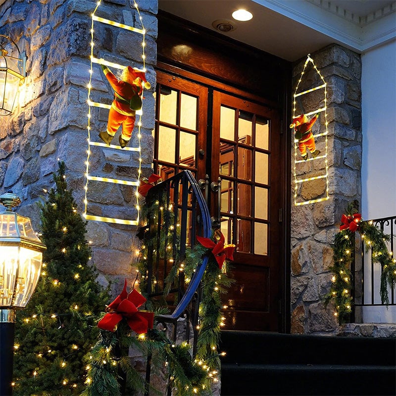 Christmas Ladder Lights For Festive Character
