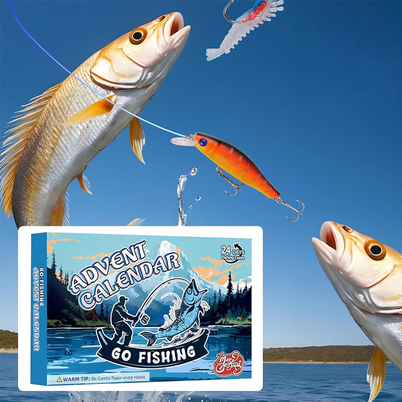 Fishing Rod Advent Calendar With Daily Tackle Surprises