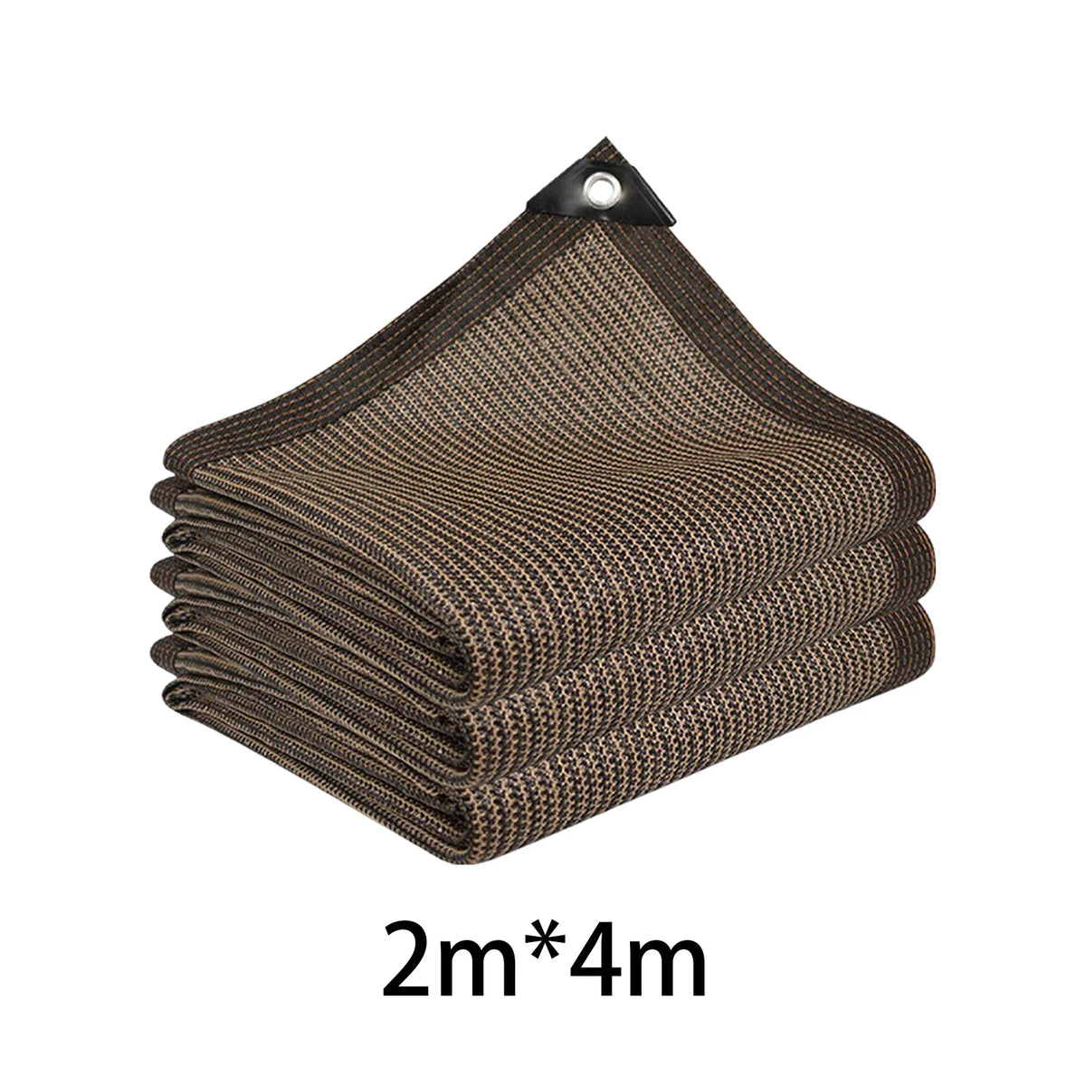 Telo a rete con occhielli per uso in giardino