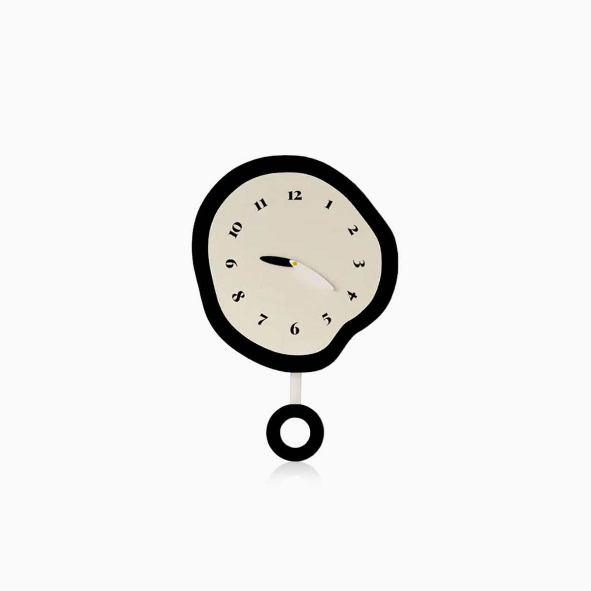 Abstract Pendulum Wall Clock For Quiet Character