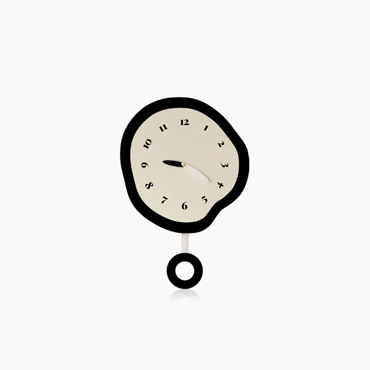 Abstract Pendulum Wall Clock For Quiet Character