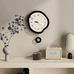 Abstract Pendulum Wall Clock For Quiet Character