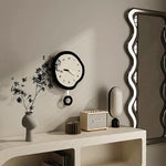 Abstract Pendulum Wall Clock For Quiet Character