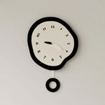 Abstract Pendulum Wall Clock For Quiet Character