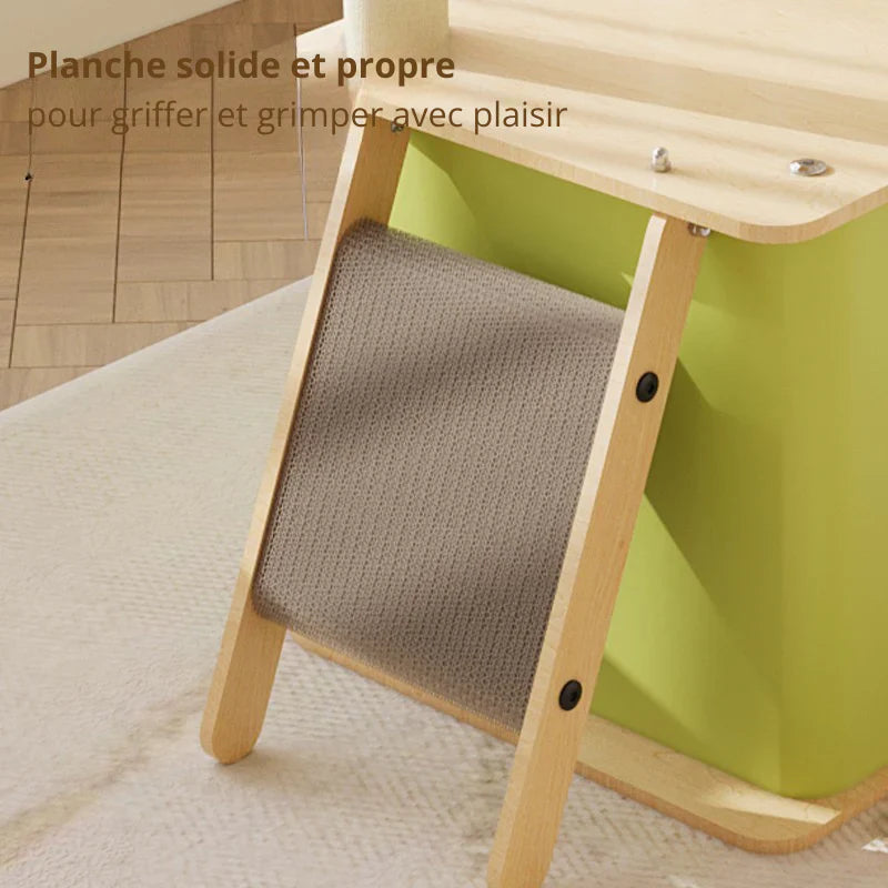 Arbre à chat Linea 100 – Compact mais stable