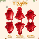 Weihnachtlicher Handkuchen-Macher für festliche Gebäckstücke