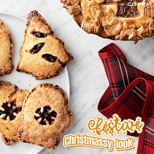 Weihnachtlicher Handkuchen-Macher für festliche Gebäckstücke