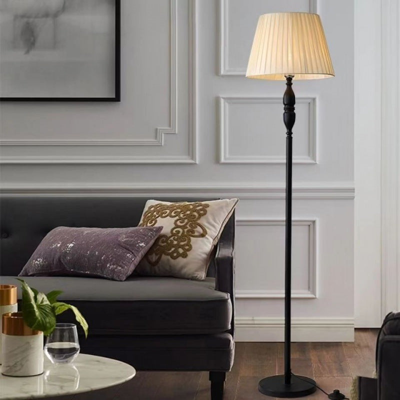 Vintage Cylinder Floor Lamp With Soft Character