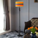Vintage Cylinder Floor Lamp With Soft Character
