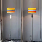 Vintage Cylinder Floor Lamp With Soft Character