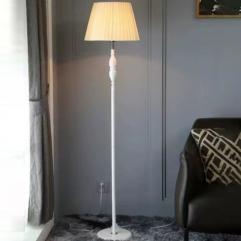 Vintage Cylinder Floor Lamp With Soft Character