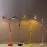Lampada da terra girevole scandinava per un'illuminazione artistica