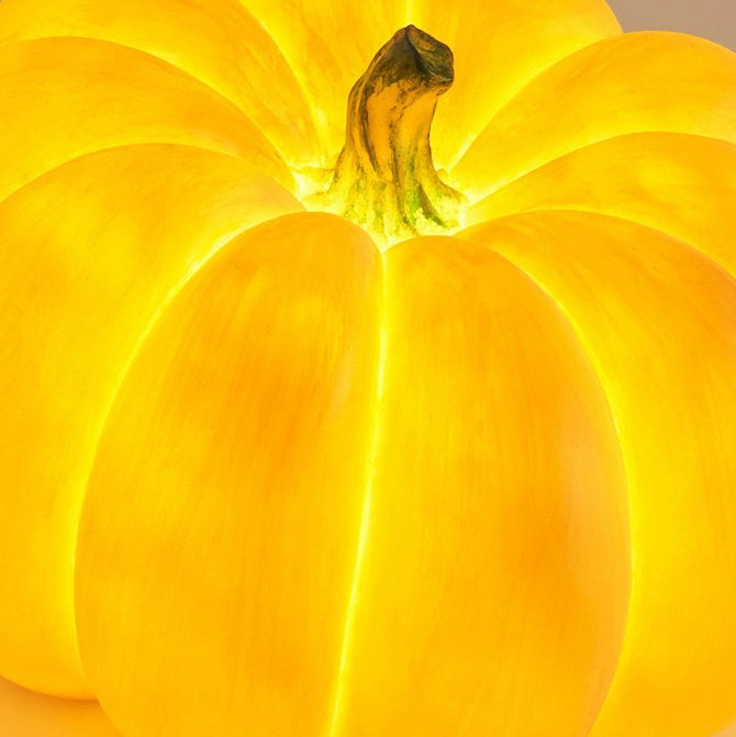 Pumpkin Solar Outdoor Light For Sculptural Gardens