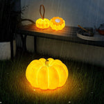 Pumpkin Solar Outdoor Light For Sculptural Gardens