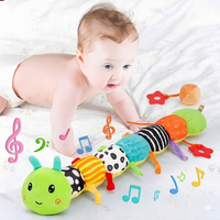 Sensory Plush Caterpillar Baby Toy