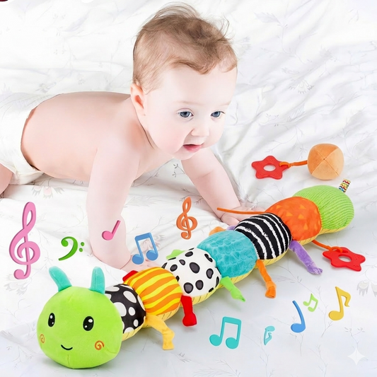 Sensory Plush Caterpillar Baby Toy