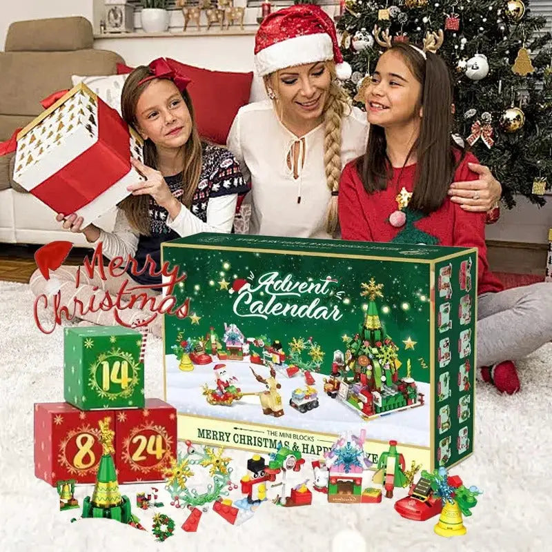 Baustein-Adventskalender für kreatives Spielen