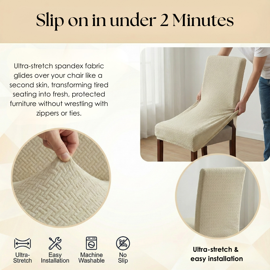 Waterproof Chair Covers For Refined Dining