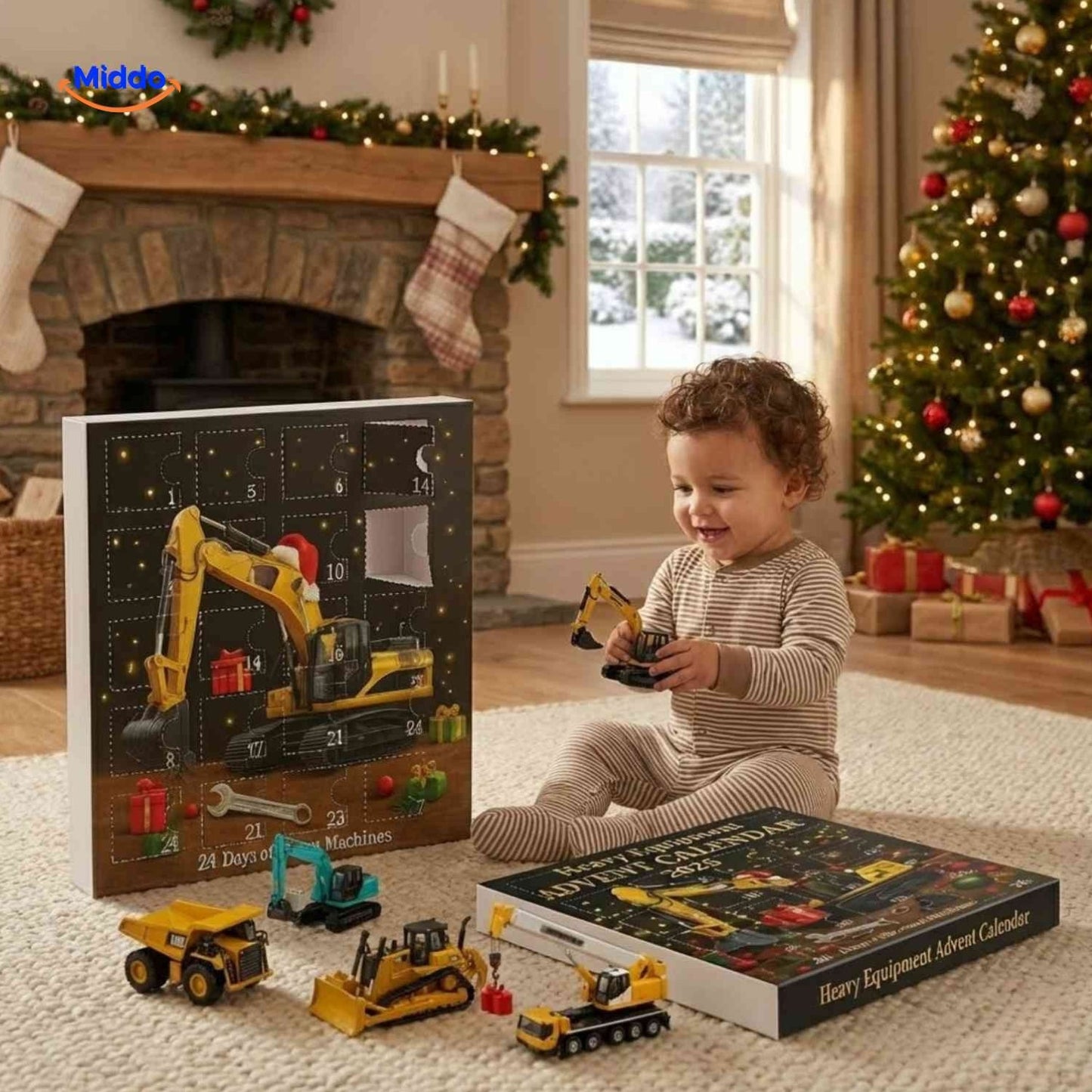 Construction Vehicle Advent Calendar For Daily Discovery