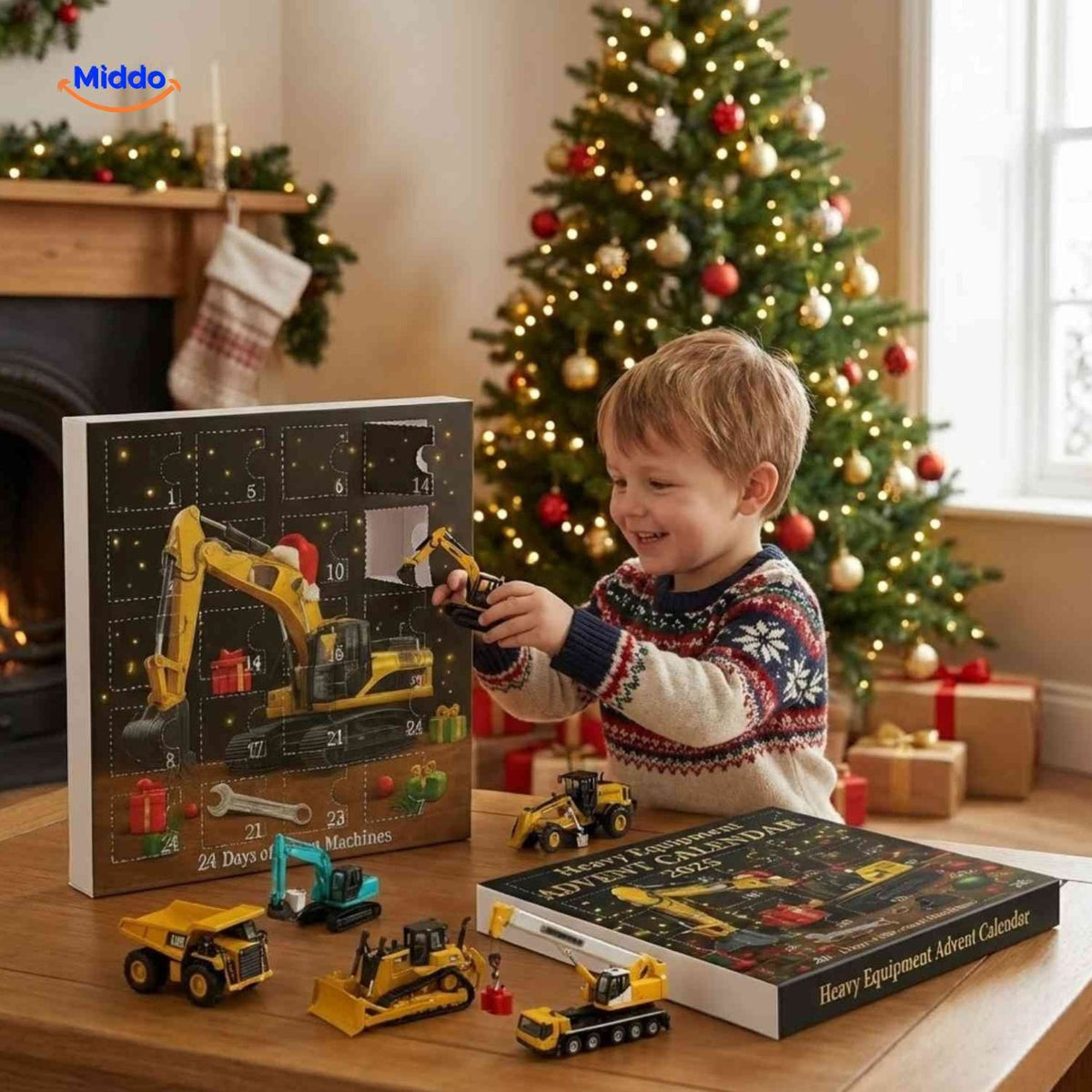 Construction Vehicle Advent Calendar For Daily Discovery