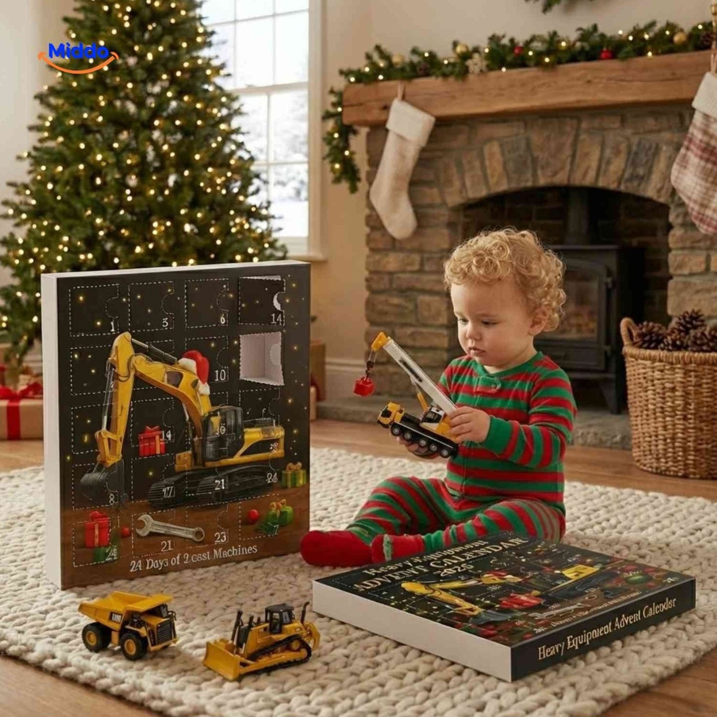 Construction Vehicle Advent Calendar For Daily Discovery