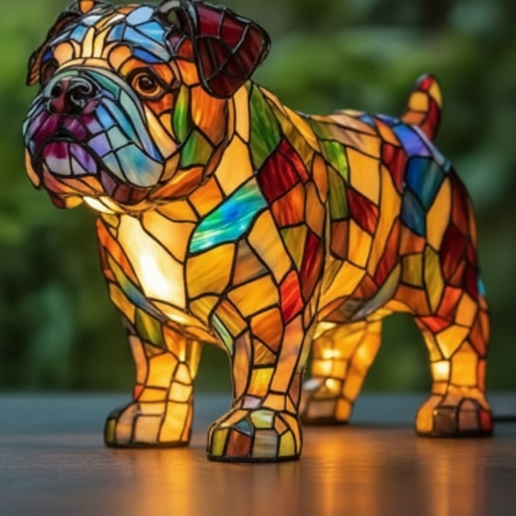 Artistic Dog Breed LED Night Lamp for Cozy Ambience