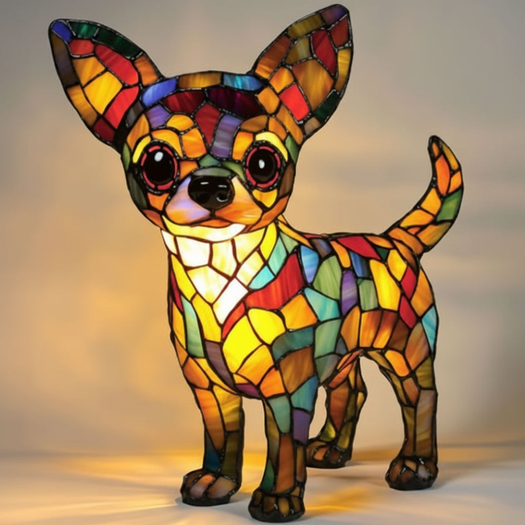 Artistic Dog Breed LED Night Lamp for Cozy Ambience