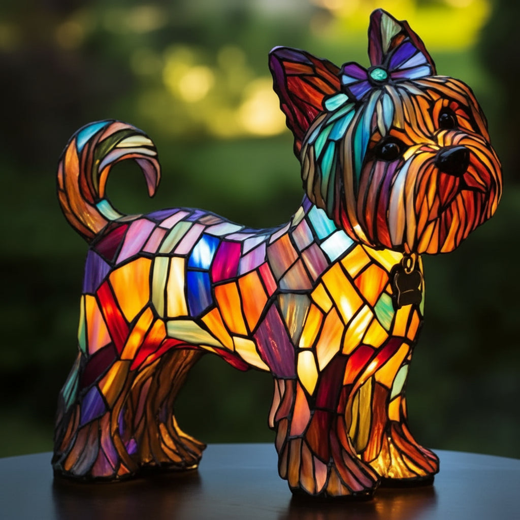 Artistic Dog Breed LED Night Lamp for Cozy Ambience