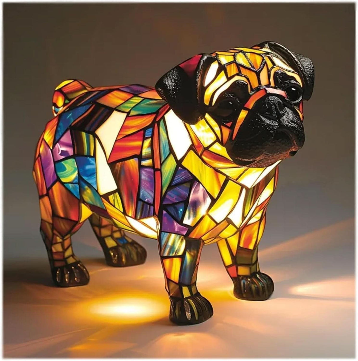PUPGLOW – Artistic Dog Breed LED Night Lamp for Cozy Home Decor