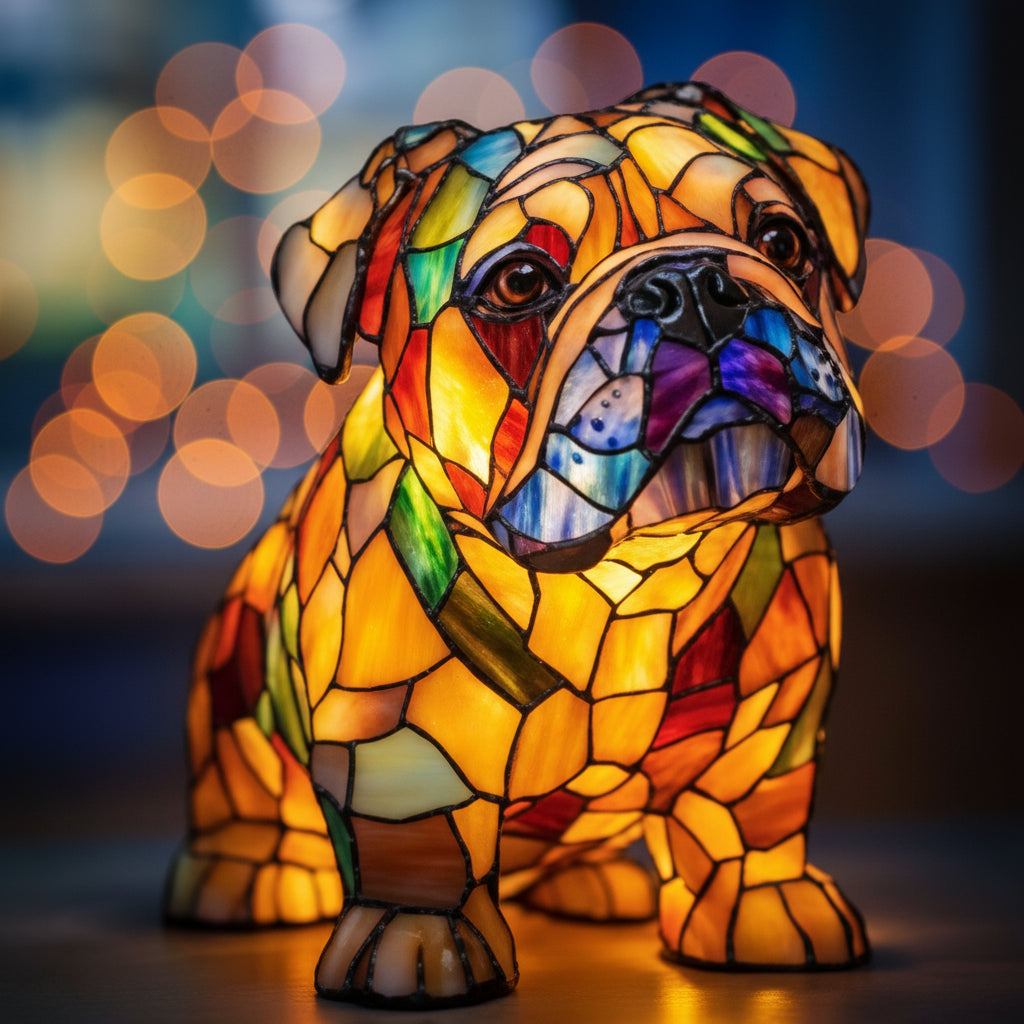 Artistic Dog Breed LED Night Lamp for Cozy Ambience
