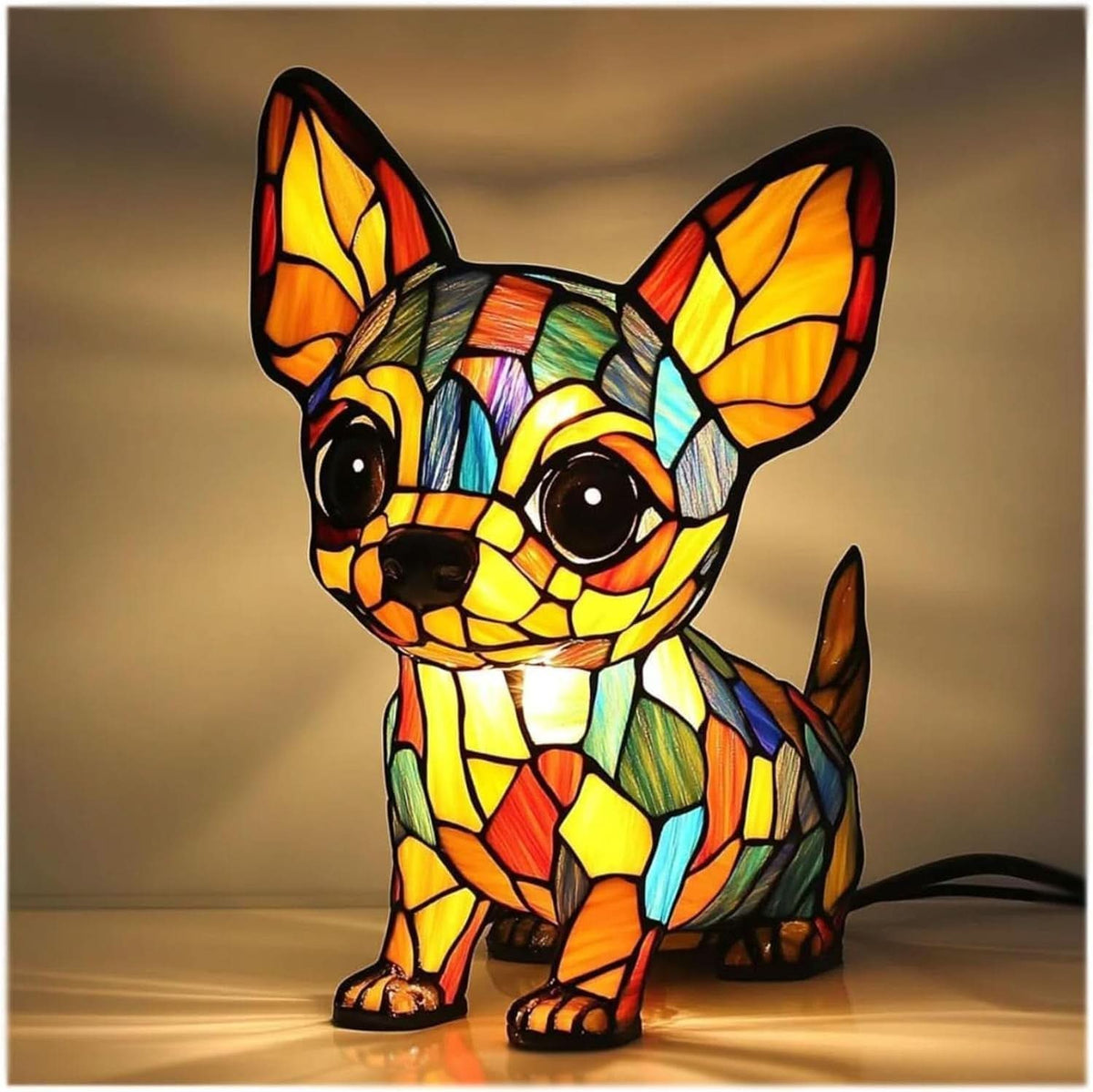 Artistic Dog Breed LED Night Lamp for Cozy Ambience