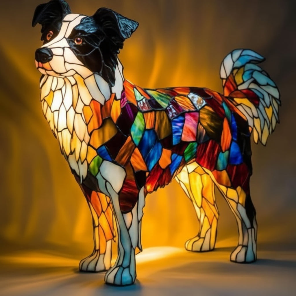 Artistic Dog Breed LED Night Lamp for Cozy Ambience