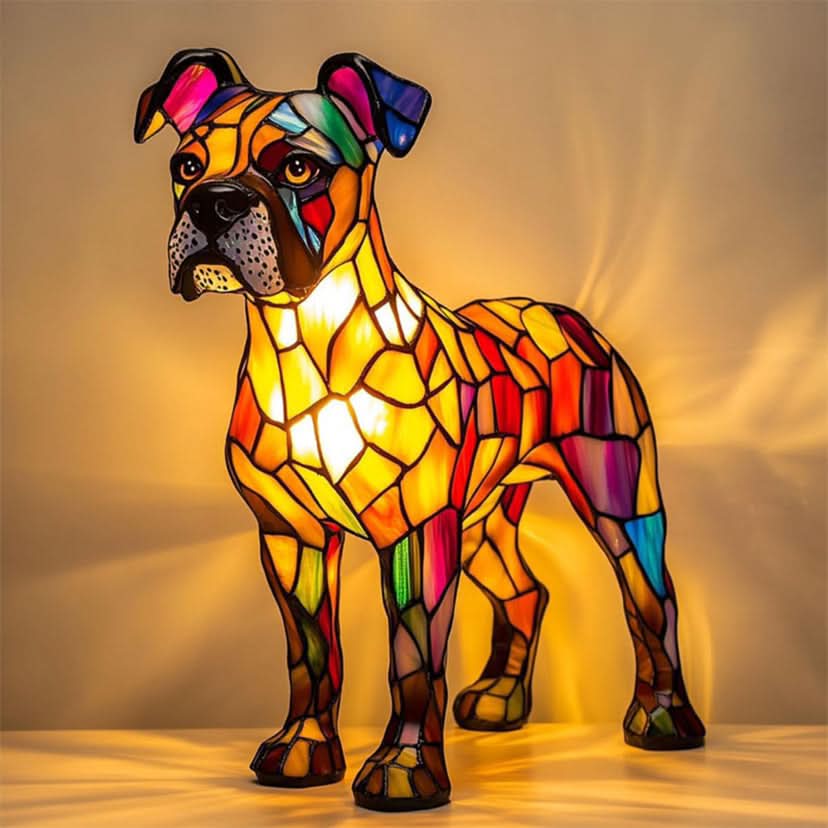 Artistic Dog Breed LED Night Lamp for Cozy Ambience