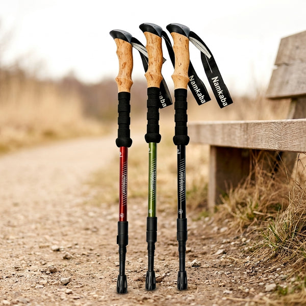 LISTINGOPT::kovosis::1-nordic-telescopic-trekking-pole-aviation-grade-aluminum-alloy-hiking-stick-black-brown-green-optional-suitable-for-skiing-mountaineering-backpackers-unisex::01-hero