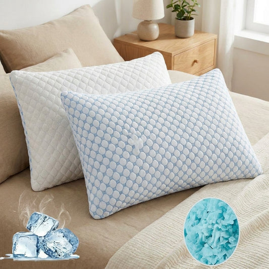 LISTINGOPT::kovosis::1-pcs-cooling-pillow-adjustable-loft-sleeping-pillow-breathable-queen-pillow-washable-removable-bed-pillow-cover-soft-pillow::01-hero