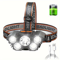 LISTINGOPT::kovosis::1-piece-rechargeable-led-headlamp-bright-and-powerful-5-led-portable-headlight-for-outdoor-camping-and-emergency-lighting-ip44-waterproof-fishing-and-outdoor-work-light::04-closeup