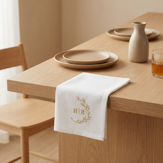 LISTINGOPT::kovosis::10pcs-personalized-design-housewarming-gift-wedding-100-linen-napkinscustomized-monogram-linen-cotton-dinner-cloth-embroidered::01-hero