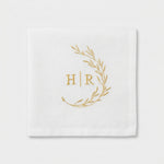 LISTINGOPT::kovosis::10pcs-personalized-design-housewarming-gift-wedding-100-linen-napkinscustomized-monogram-linen-cotton-dinner-cloth-embroidered::04-closeup